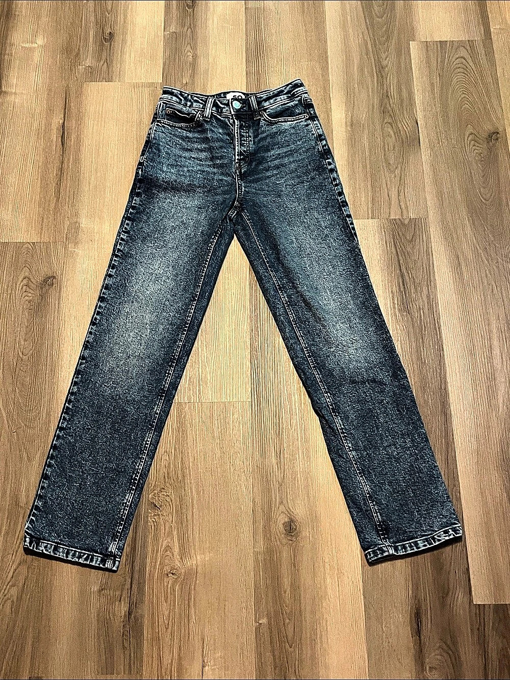 So Straight Leg Jeans in Blue Waist 3